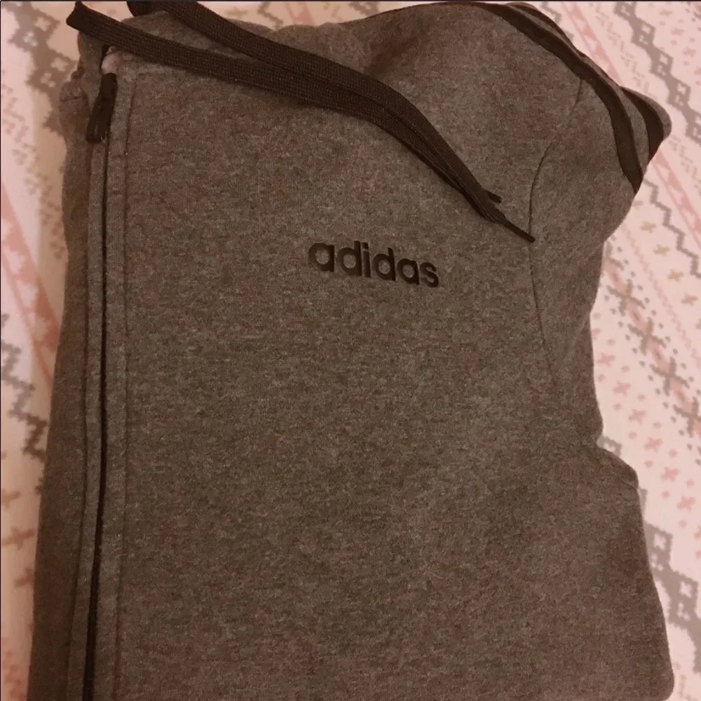 ✨2xHP✨adidas Essentials 3-Stripes FleeceZipHoodie✨